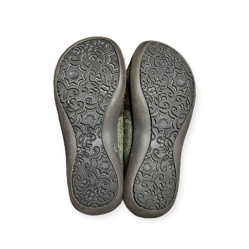 🌻L.L.Bean Moose Pattern Wool-clog style Daybreak Scuffs Women's Size 6_10